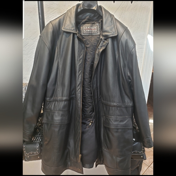 Mens large leather jacket - Picture 1 of 3